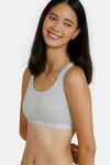 Zivame Girls Double Layered Non Wired 3/4Th Coverage Bra (Pack of 2) - Multicolor — thumbnail 4